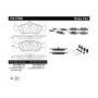 CENTRIC PARTS 104.07960 Posi Quiet Semi-Metallic Brake Pads with Hardware