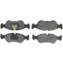 CENTRIC PARTS 104.07960 Posi Quiet Semi-Metallic Brake Pads with Hardware
