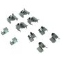 CENTRIC PARTS 104.07980 Posi Quiet Semi-Metallic Brake Pads with Hardware
