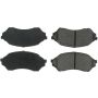CENTRIC PARTS 104.07980 Posi Quiet Semi-Metallic Brake Pads with Hardware