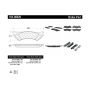 CENTRIC PARTS 104.08020 Posi Quiet Semi-Metallic Brake Pads with Hardware