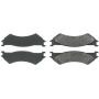 CENTRIC PARTS 104.08020 Posi Quiet Semi-Metallic Brake Pads with Hardware