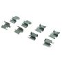 CENTRIC PARTS 104.08030 Posi Quiet Semi-Metallic Brake Pads with Hardware