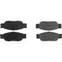 CENTRIC PARTS 104.08050 Posi Quiet Semi-Metallic Brake Pads with Hardware