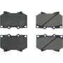 CENTRIC PARTS 104.08120 Posi Quiet Semi-Metallic Brake Pads with Hardware