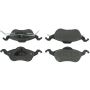 CENTRIC PARTS 104.08160 Posi Quiet Semi-Metallic Brake Pads with Hardware