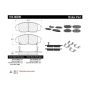 CENTRIC PARTS 104.08290 Posi Quiet Semi-Metallic Brake Pads with Hardware