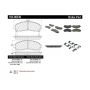 CENTRIC PARTS 104.08330 Posi Quiet Semi-Metallic Brake Pads with Hardware