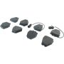 CENTRIC PARTS 104.08391 Posi Quiet Semi-Metallic Brake Pads with Hardware