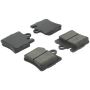 CENTRIC PARTS 104.08480 Posi Quiet Semi-Metallic Brake Pads with Hardware