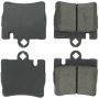 CENTRIC PARTS 104.08480 Posi Quiet Semi-Metallic Brake Pads with Hardware