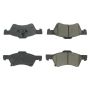 CENTRIC PARTS 104.08570 Posi Quiet Semi-Metallic Brake Pads with Hardware