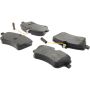 CENTRIC PARTS 104.08721 Posi Quiet Semi-Metallic Brake Pads with Hardware