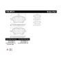 CENTRIC PARTS 104.08721 Posi Quiet Semi-Metallic Brake Pads with Hardware
