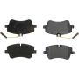 CENTRIC PARTS 104.08721 Posi Quiet Semi-Metallic Brake Pads with Hardware