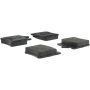 CENTRIC PARTS 104.08760 Posi Quiet Semi-Metallic Brake Pads with Hardware