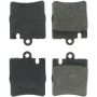 CENTRIC PARTS 104.08760 Posi Quiet Semi-Metallic Brake Pads with Hardware
