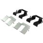 CENTRIC PARTS 104.08770 Posi Quiet Semi-Metallic Brake Pads with Hardware