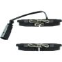 CENTRIC PARTS 104.08770 Posi Quiet Semi-Metallic Brake Pads with Hardware