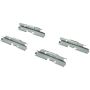 CENTRIC PARTS 104.08980 Posi Quiet Semi-Metallic Brake Pads with Hardware