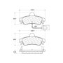 CENTRIC PARTS 104.08990 Posi Quiet Semi-Metallic Brake Pads with Hardware