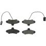 CENTRIC PARTS 104.08990 Posi Quiet Semi-Metallic Brake Pads with Hardware