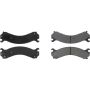 CENTRIC PARTS 104.09090 Posi Quiet Semi-Metallic Brake Pads with Hardware