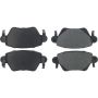 CENTRIC PARTS 104.09110 Posi Quiet Semi-Metallic Brake Pads