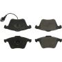 CENTRIC PARTS 104.09153 Posi Quiet Semi-Metallic Brake Pads with Hardware
