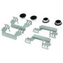CENTRIC PARTS 104.09210 Posi Quiet Semi-Metallic Brake Pads with Hardware
