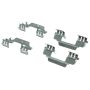 CENTRIC PARTS 104.09220 Posi Quiet Semi-Metallic Brake Pads with Hardware