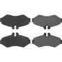 CENTRIC PARTS 104.09280 Posi Quiet Semi-Metallic Brake Pads with Hardware