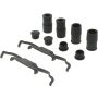 CENTRIC PARTS 104.09350 Posi Quiet Semi-Metallic Brake Pads with Hardware