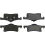 CENTRIC PARTS 104.09350 Posi Quiet Semi-Metallic Brake Pads with Hardware