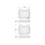 CENTRIC PARTS 104.09611 Posi Quiet Semi-Metallic Brake Pads with Hardware