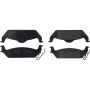 CENTRIC PARTS 104.09630 Posi Quiet Semi-Metallic Brake Pads with Hardware