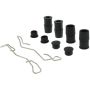 CENTRIC PARTS 104.09700 Posi Quiet Semi-Metallic Brake Pads with Hardware