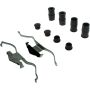 CENTRIC PARTS 104.09721 Posi Quiet Semi-Metallic Brake Pads with Hardware