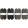 CENTRIC PARTS 104.09830 Posi Quiet Semi-Metallic Brake Pads with Hardware