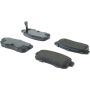 CENTRIC PARTS 104.10080 Posi Quiet Semi-Metallic Brake Pads with Hardware