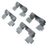 CENTRIC PARTS 104.10080 Posi Quiet Semi-Metallic Brake Pads with Hardware