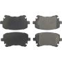 CENTRIC PARTS 104.10180 Posi Quiet Semi-Metallic Brake Pads with Hardware