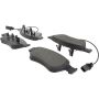 CENTRIC PARTS 104.10240 Posi Quiet Semi-Metallic Brake Pads with Hardware