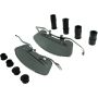 CENTRIC PARTS 104.10240 Posi Quiet Semi-Metallic Brake Pads with Hardware