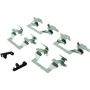 CENTRIC PARTS 104.10280 Posi Quiet Semi-Metallic Brake Pads with Hardware