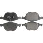 CENTRIC PARTS 104.10440 Posi Quiet Semi-Metallic Brake Pads with Hardware