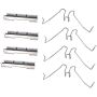 CENTRIC PARTS 104.10450 Posi Quiet Semi-Metallic Brake Pads with Hardware