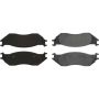 CENTRIC PARTS 104.10450 Posi Quiet Semi-Metallic Brake Pads with Hardware