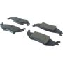 CENTRIC PARTS 104.10460 Posi Quiet Semi-Metallic Brake Pads with Hardware