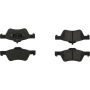 CENTRIC PARTS 104.10470 Posi Quiet Semi-Metallic Brake Pads with Hardware